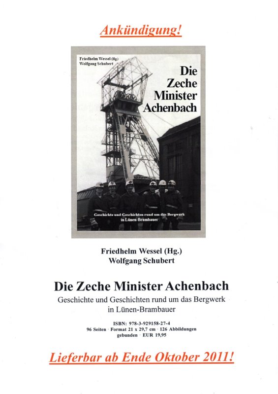 Ein Buch �ber die Zeche Minister Achenbach !