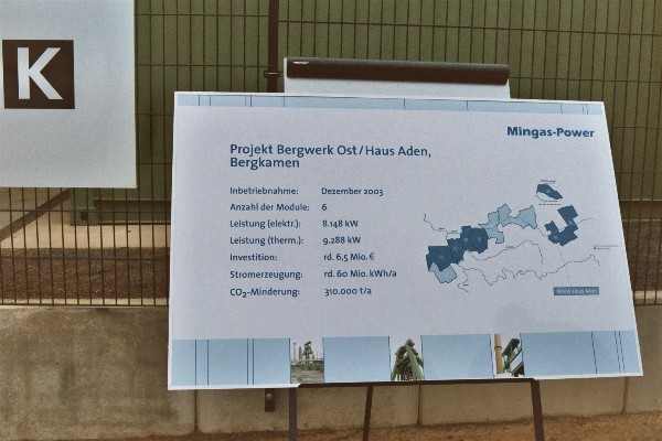 Die Daten des Kraftwerkes auf Haus Aden !