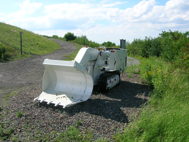 The machine for building roadways !