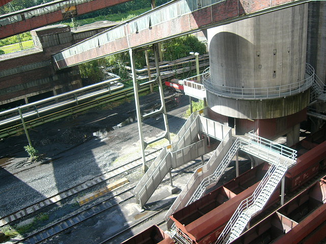 Three white staircases at Lippe colliery !