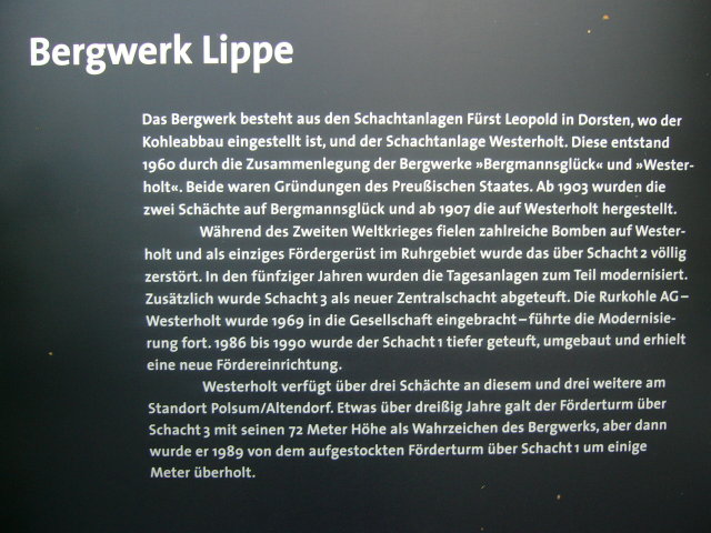 ber die Zeche Lippe !