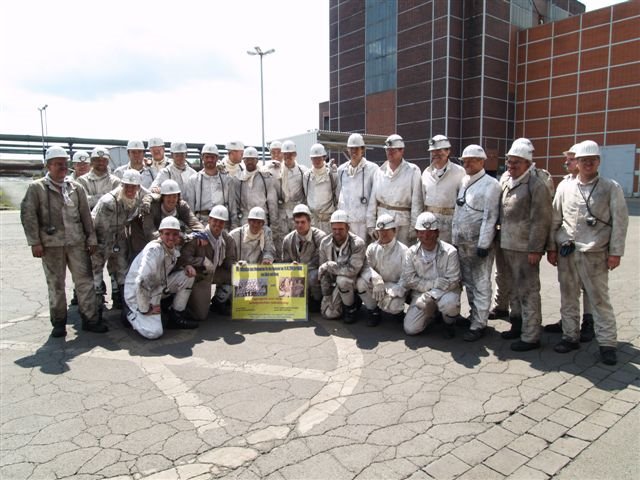 After the underground tour at Ost colliery !