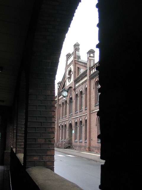 The entrance to the colliery's atrium !