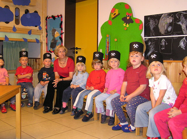 Viele kleine Bergleute !