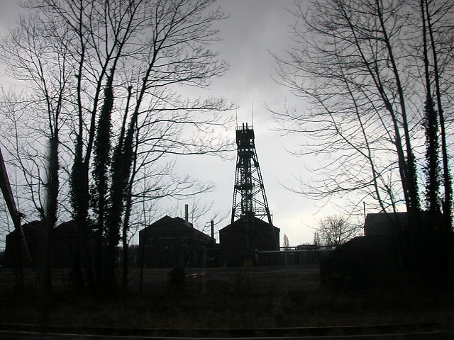 A shaft of Niederberg colliery as contre-jour shot !