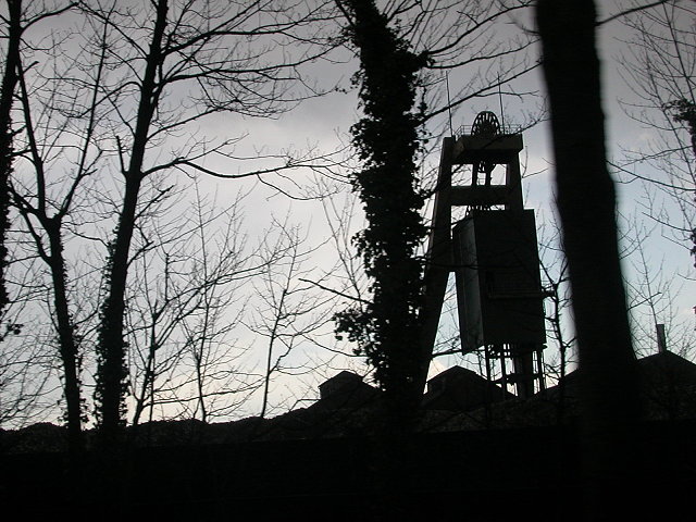 Niederberg colliery as contre-jour shot !