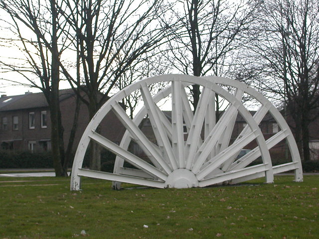 A winding tower's wheel at Niederberg colliery !