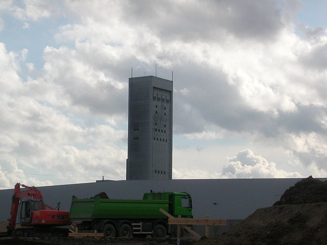 Der Frderturm von Schacht Rossenray !