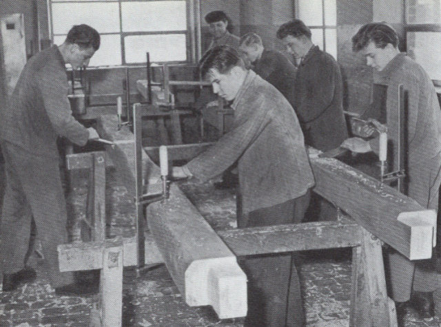 Carpenters at Friedrich Heinrich colliery !