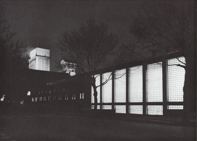 The entrance of Friedrich Heinrich colliery at night !