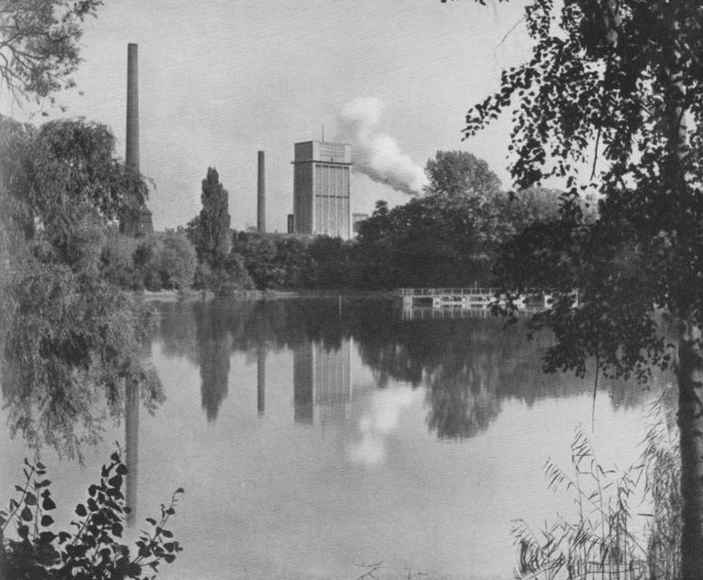 Friedrich Heinrich colliery behind Lake Pappel !