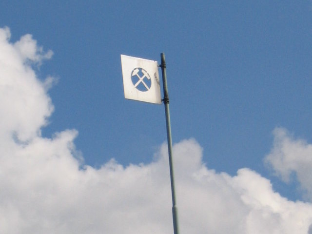 A flag on the school's refectory !