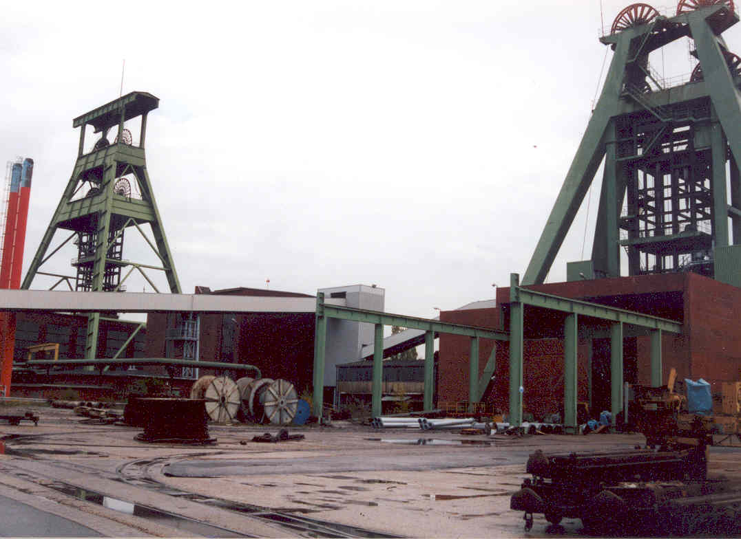 Haus Aden colliery, seen from the stores !