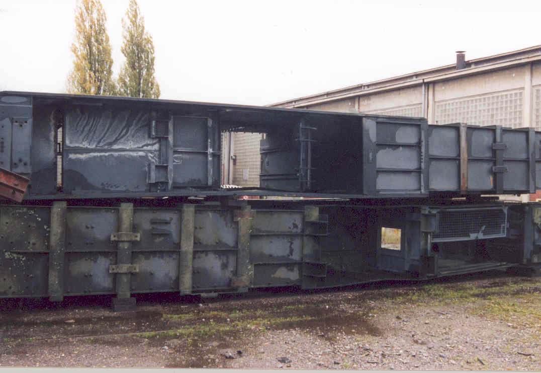 Pit cages on the colliery's area !