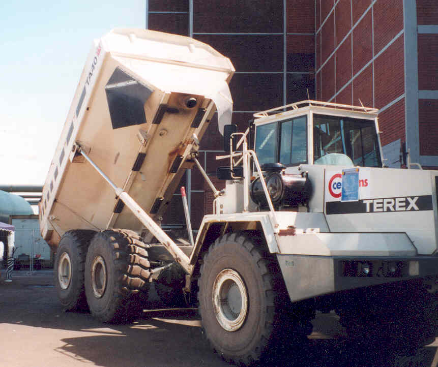 A lorry used on the slagheaps !