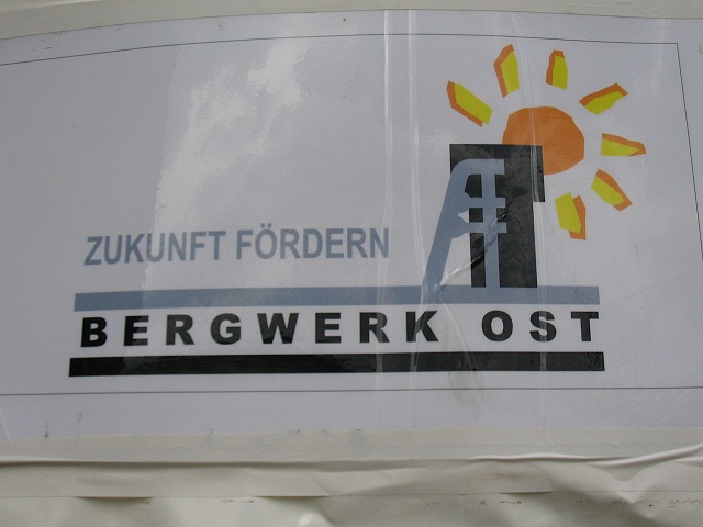 Das Logo des Bergwerks Ost !