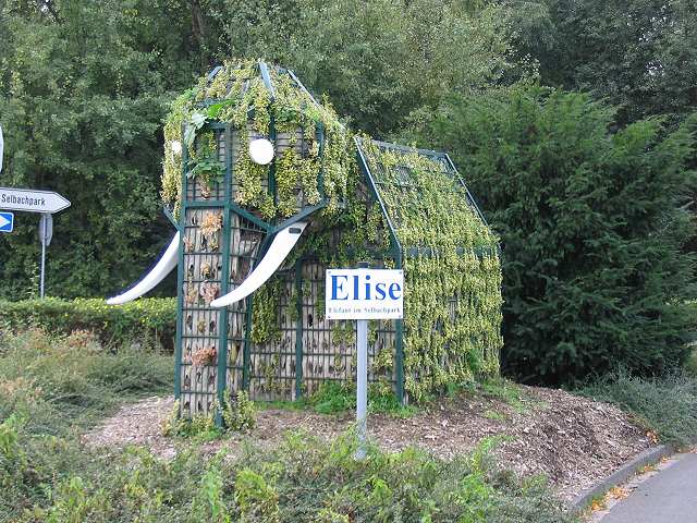 The famous landmark of Hamm (Germany) - an elephant !