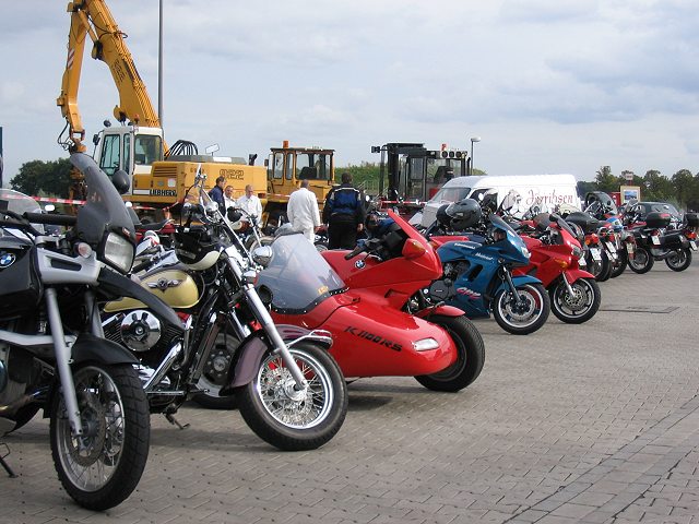 Motorcycles at Lerche shaft !