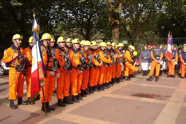 Die Grubenwehr auf Besuch in Paris !