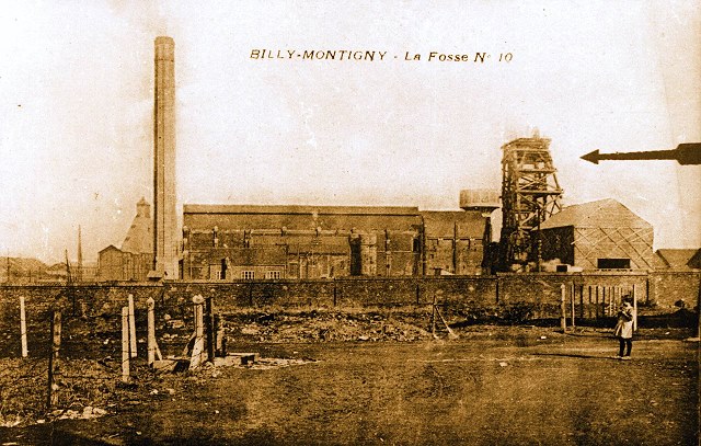 Courrires colliery after the war !