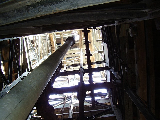 A view up towards the winding tower !