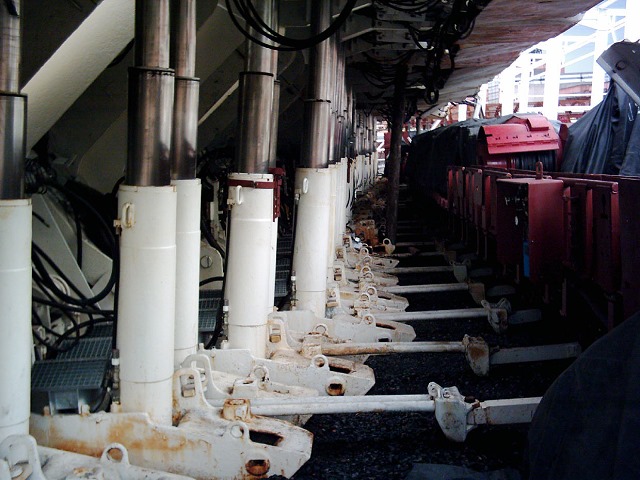 The longwall mining area in the museum !