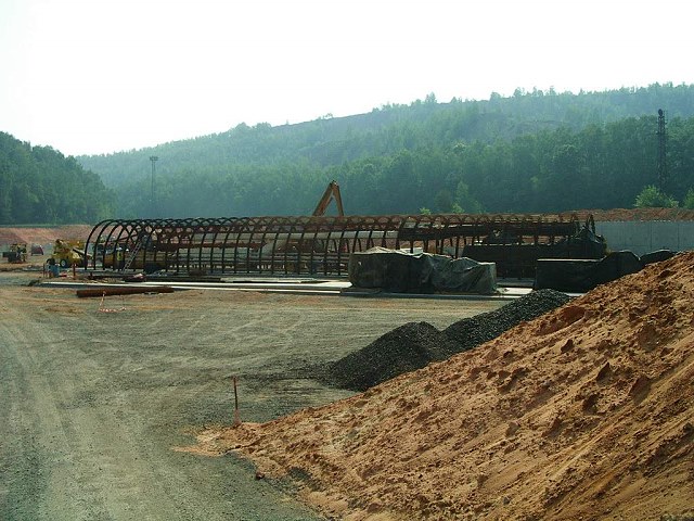 The roadway of the mining museum Wendel colliery !