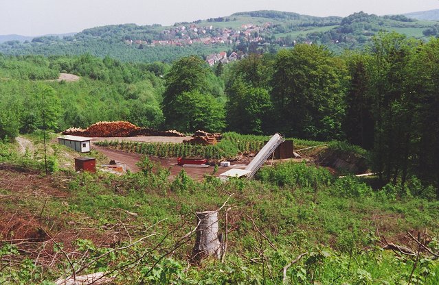 The entire area of Hirschberg colliery !