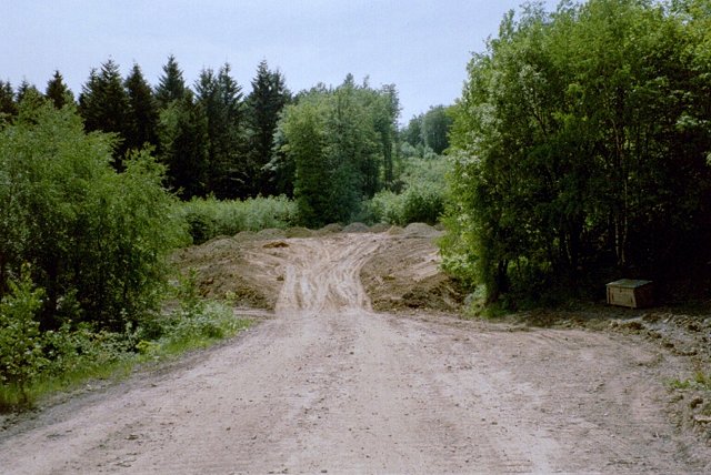 The former entrance to the tunnel !