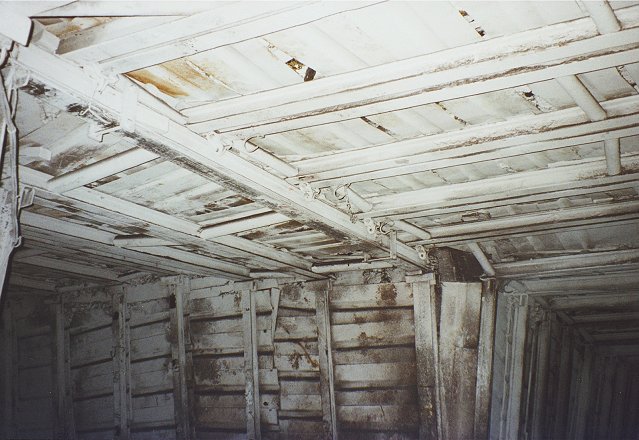 The ceiling of a roadway in the brown coal mining industry !