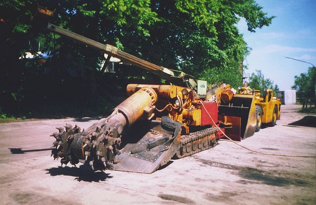 Eine Teilschnittmaschine !