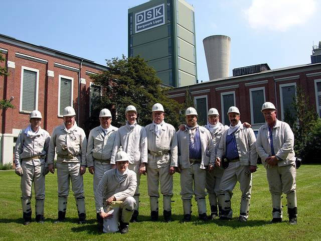 The group before going underground !