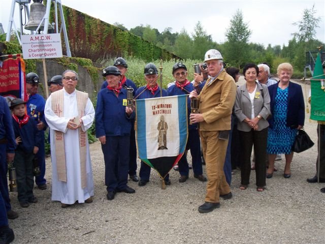 Auf der frheren Zeche Le Bois du Cazier !