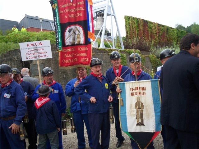 At the former Le Bois du Cazier colliery !