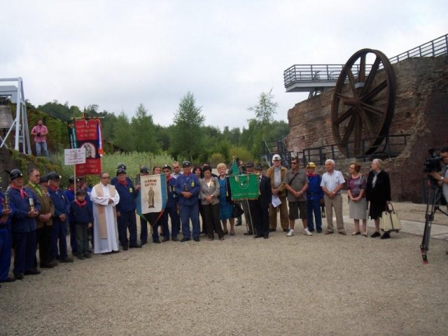 At the former Le Bois du Cazier colliery !