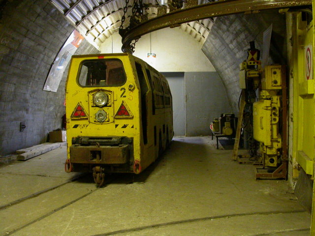 An underground engine in the practice gallery !