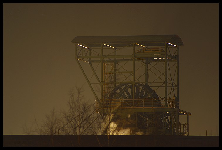 The head of the winding tower !