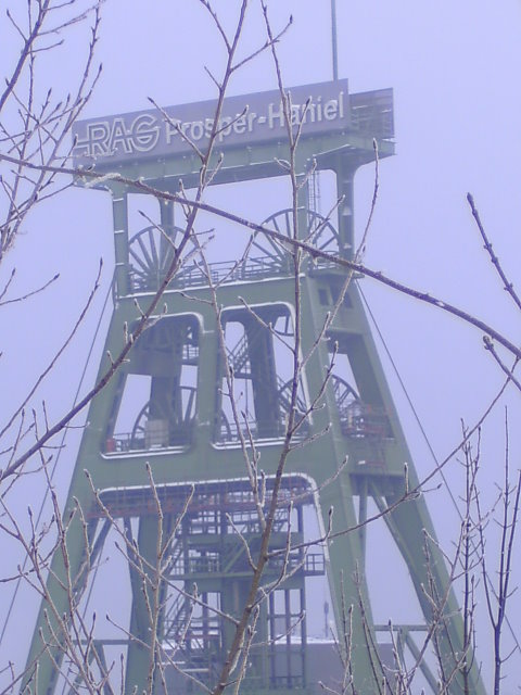 The winding tower of Prosper-Haniel colliery !