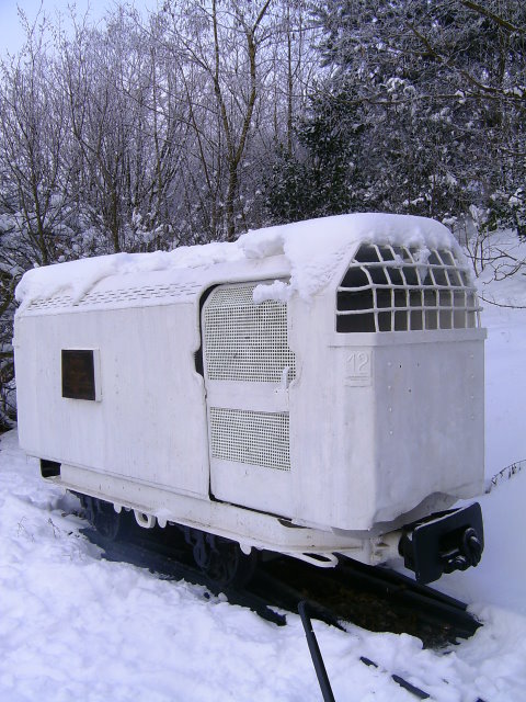 A mine car on the slagheap !