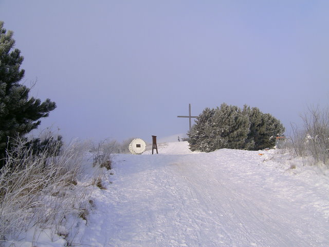 The cross on Prosper-Haniel colliery's slagheap !