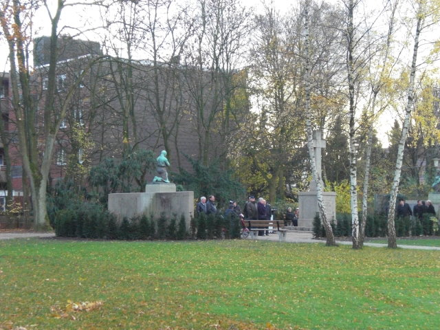 The memorial site for the mining accident at Radbod colliery !