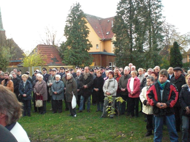 Viele Gste waren bei der Gedenkveranstaltung !