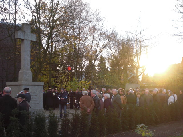 A sunset over the memorial site !