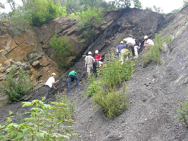 Examining the seam !