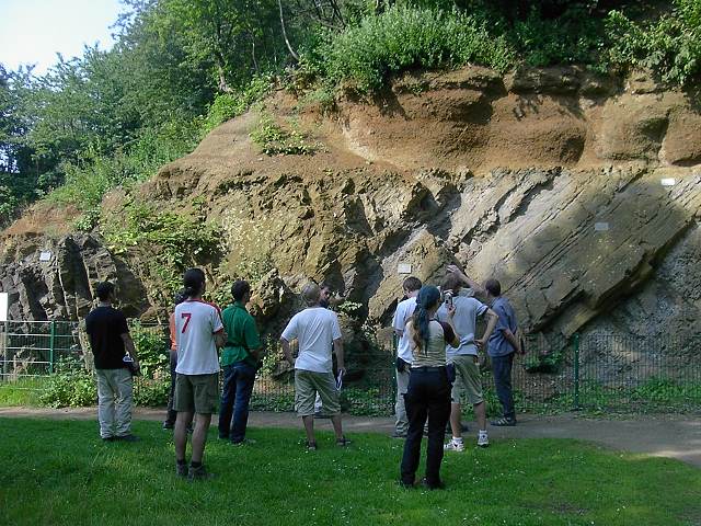 Geologiestudenten bei der Arbeit !