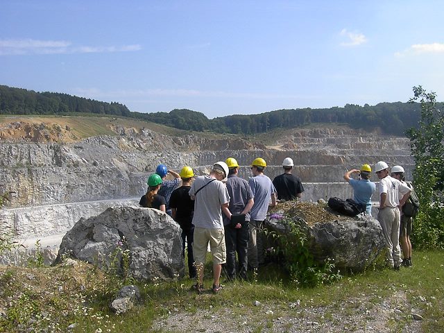 In the Flandersbach quarry near Wuelfrath (Germany) !